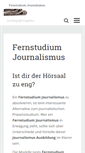 Mobile Screenshot of fernstudium-journalismus.de
